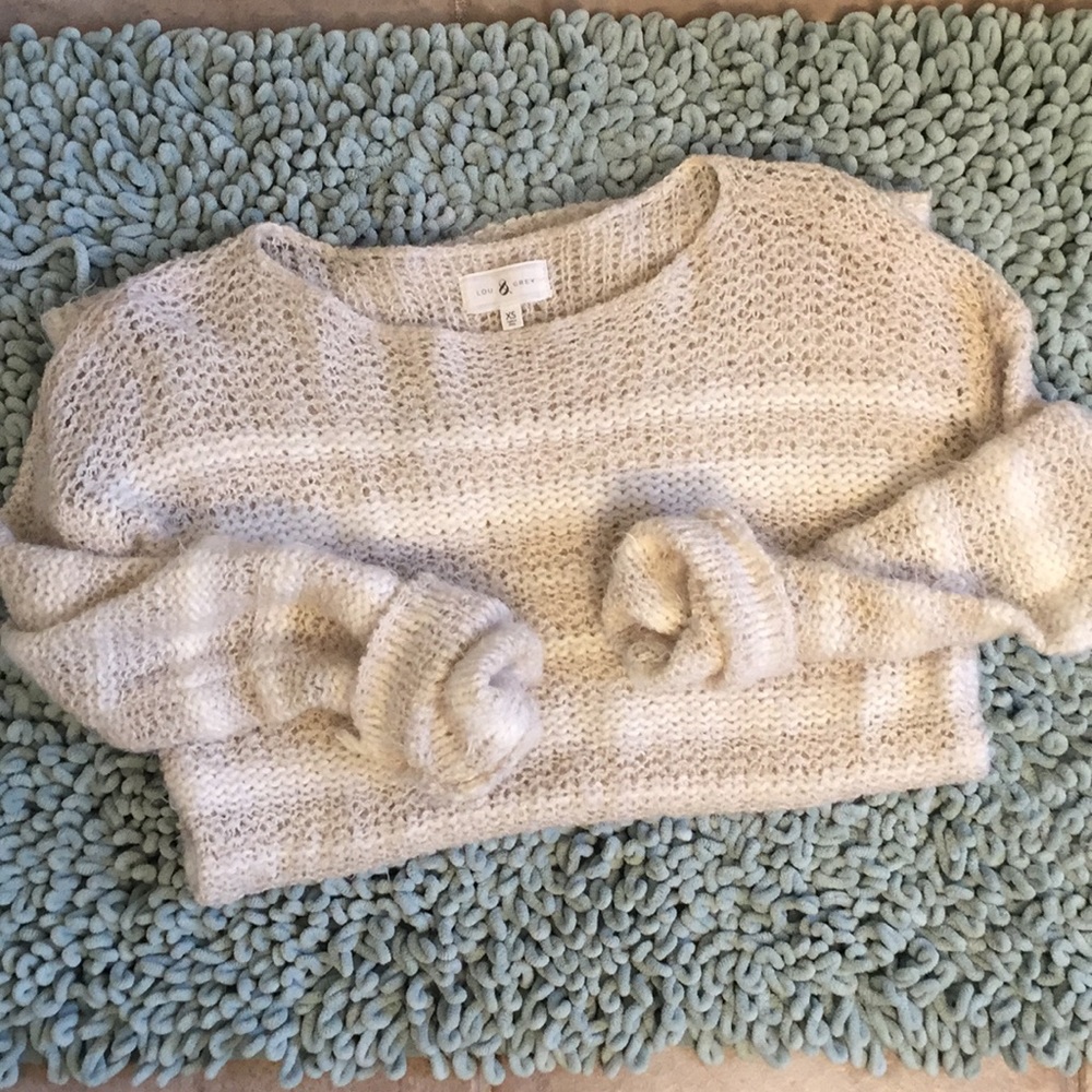 Lou & Grey Striped Textured Sweater